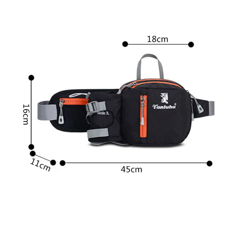Fashionable Running Belt with Phone Pouch & Water Bottle Holder