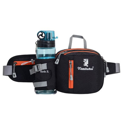 Fashionable Running Belt with Phone Pouch & Water Bottle Holder
