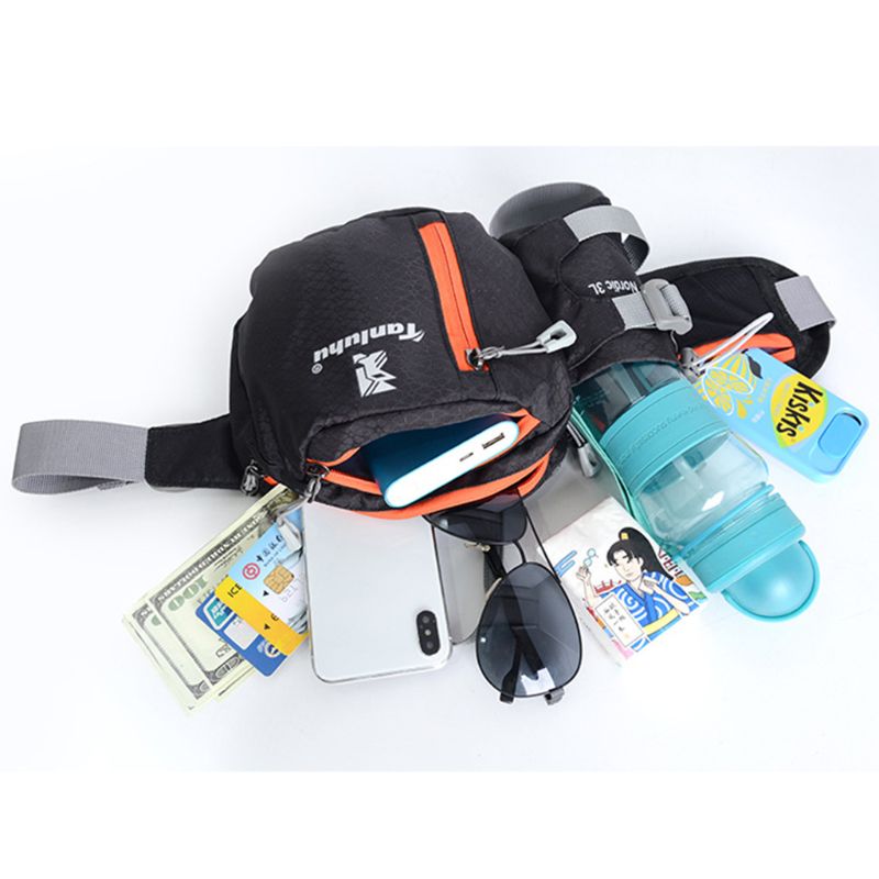 Fashionable Running Belt with Phone Pouch & Water Bottle Holder
