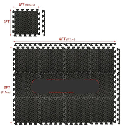 4-20 Pcs Exercise Mats Home Gym Flooring Solution
