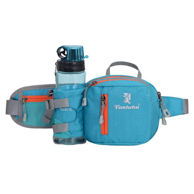 Fashionable Running Belt with Phone Pouch & Water Bottle Holder