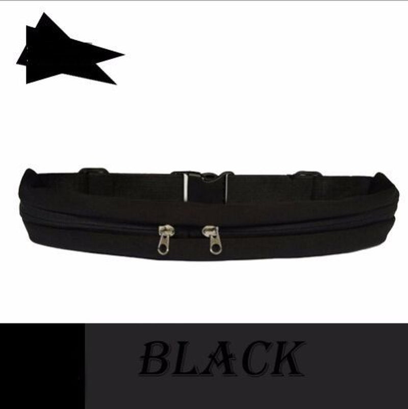 Gym Fitness Sport Runner Waist Bum Bag Running Jogging Belt Pouch Zip Fanny Pack