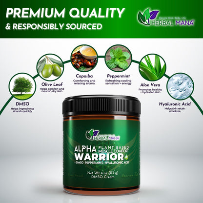 DMSO Cream for Joint & Muscle Recovery | Alpha Warrior